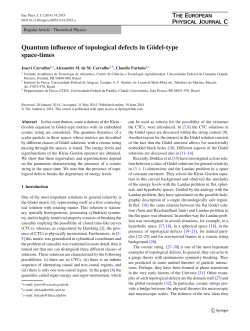 Quantum influence of topological defects in G&ouml;del-type space