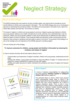 Neglect Strategy Leaflet