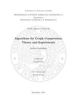 Algorithms for Graph Compression: Theory and Experiments