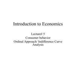Indifference curve