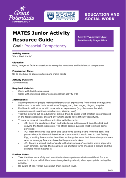 S001 Face flash cards