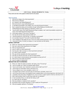 CRITICAL REQUIREMENTS FAQs Press control and click on the