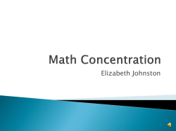 Math Concentration
