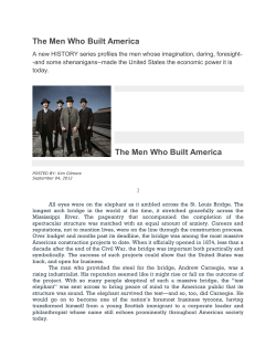 The Men Who Built America (summary)