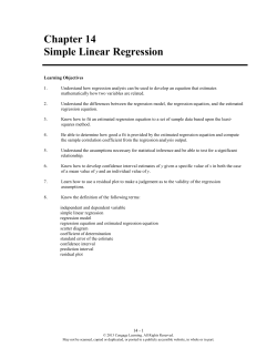 regression equation and estimated regression equation