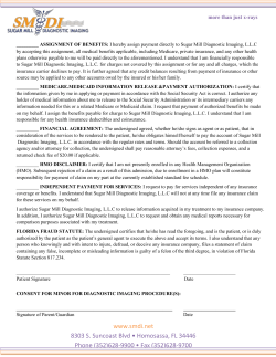 Assignment of Benefits - Sugar Mill Diagnostic Imaging
