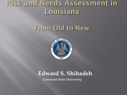 Prison Ministry Conference Presentation