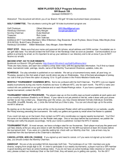 NEW PLAYER GOLF Program Information