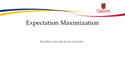 Expectation Maximization