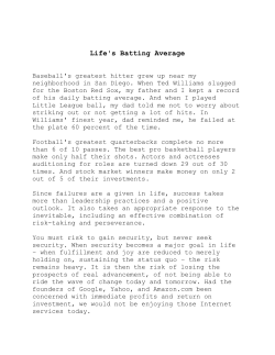 Life`s Batting Average