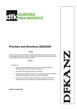 2102MAY2009PrioritiesandDirections