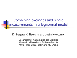 Combining Averages and Single Measurements in a