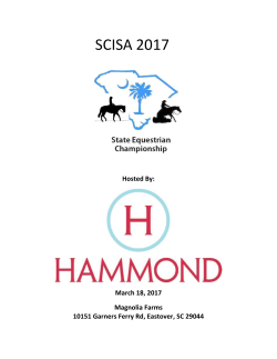 SCISA Equestrian Rules