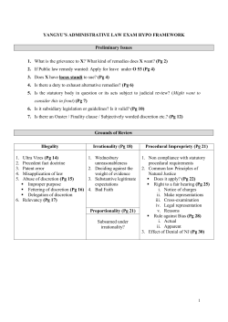 is the decision made by a body subject to judicial review?
