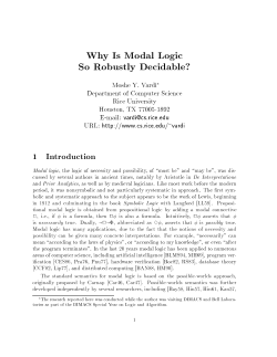 Why Is Modal Logic So Robustly Decidable?