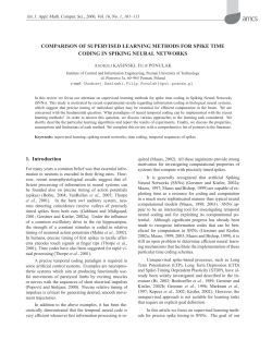 COMPARISON OF SUPERVISED LEARNING METHODS FOR