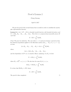 Proof of Lemma 2