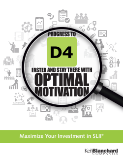 Maximize Your Investment in SLII
