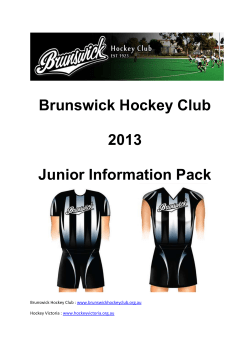 The 2013 Junior Committee is