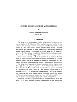 On free groups and their automorphisms