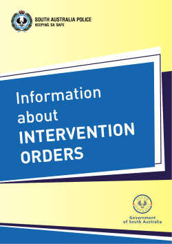 intervention orders