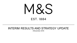 interim results and strategy update