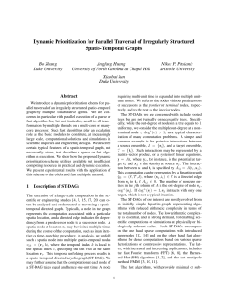 Dynamic Prioritization for Parallel Traversal of Irregularly