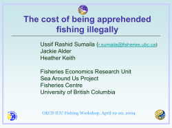 The cost of being apprehended fishing illegally
