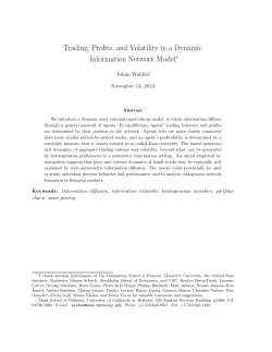 Trading, Profits, and Volatility in a Dynamic Information