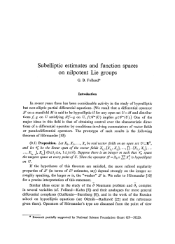 Subelliptic estimates and function spaces on
