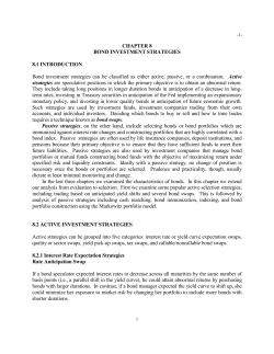 bond investment strategies