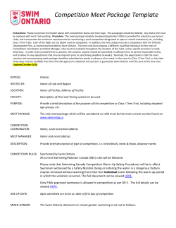 Meet Package Template