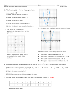 Unit 9 - Study Guide