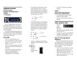 CD/DVD PLAYER Exterior Entertainment Center Play
