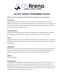 4v4 tournament rules