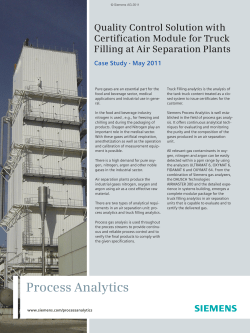 Quality Control Solution with Certification Module for Truck Filling at