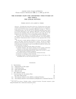 Chinese Annals of Mathematics 22b, no. 4, 2000, pp 427 - IME-USP