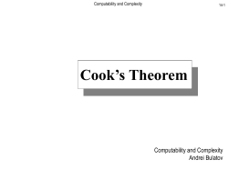 Bulatov - Duke Computer Science