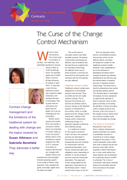 The Curse of the Change Control Mechanism