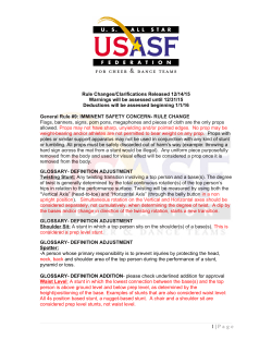 USASF Cheer Rules Update 12-14-2015