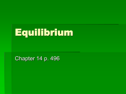 Equilibrium