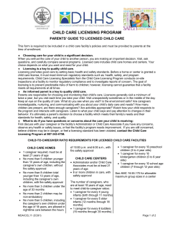 CCL11 Parents` Guide to Licensed Care