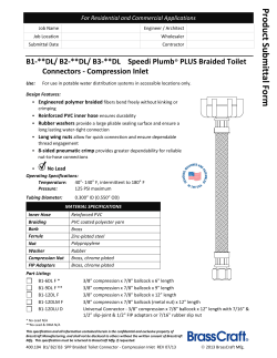 400.104 B1/ B2/ B3 SPP Braided Toilet Connector