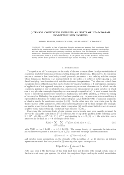 Q-TENSOR CONTINUUM ENERGIES AS LIMITS OF HEAD-TO