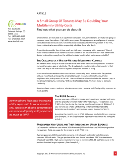 A Small Group Of Tenants May Be Doubling Your Multifamily Utility