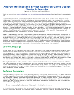 Andrew Rollings and Ernest Adams on Game Design