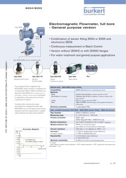 Electromagnetic Flowmeter, full bore