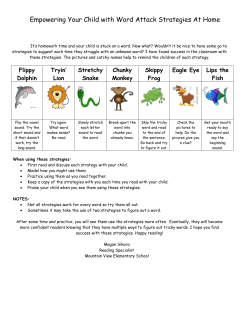 Empowering Your Child with Word Attack Strategies At Home