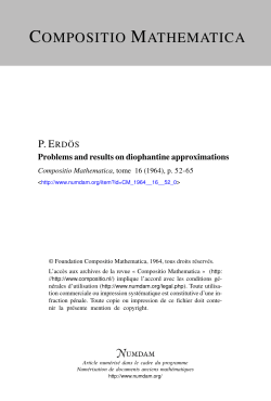 Problems and results on diophantine approximations