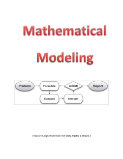 Mathematical Modeling Workbook